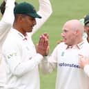 Callum Parkinson claimed the wicket of Duckett. (Photo by Clive Rose/Getty Images)
