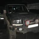 Watch as disqualified driver speeds away from police in Toyota 4x4