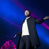 Tom Meighan pictured performing at Leeds Festival, in Bramham Park, in 2017.  The former Kasabian singer has announced a UK tour for late 2024 - with dates including Leeds, Glasgow and Newcastle (Credit: Getty Images)