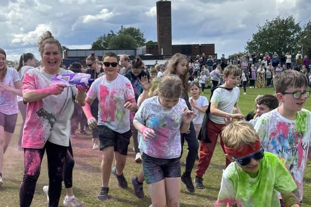 An explosion of colour at Sherard's fundraiser