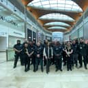 Highcross Leicester employees in their new uniform