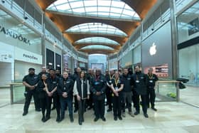 Highcross Leicester employees in their new uniform