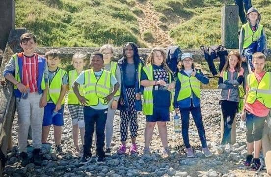 Children enjoying a holiday with the Leicestershire charity
