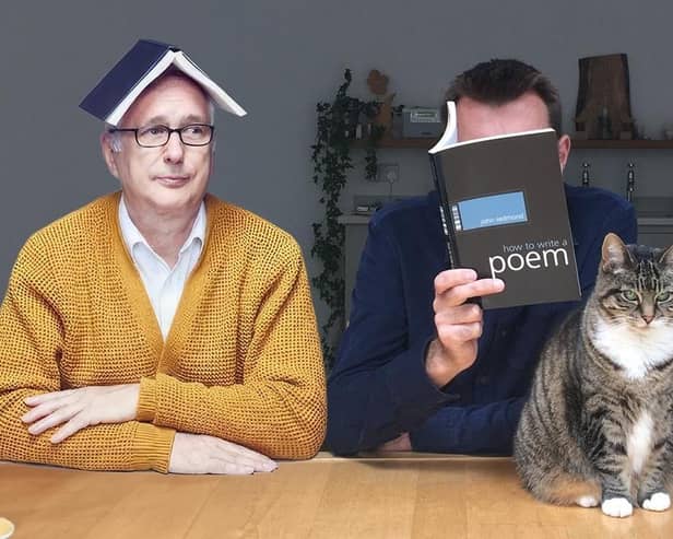 Henry Normal and Brian Bilston, who will appear at Melton Theatre in May