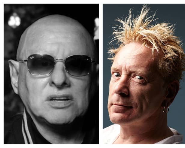 Shaun Ryder (left) and John Lydon are both appearing at Melton Theatre later this year