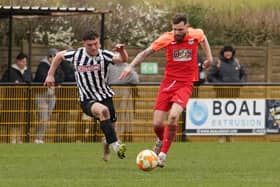 Paul Anderson in action for Melton Town.