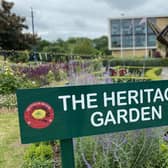 The Heritage Garden in Parkside, Melton Mowbray - one of the judging sites for Melton In Bloom