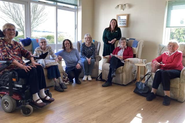 Some of the guests relax this week at Dove Cottage Hospice at Stathern