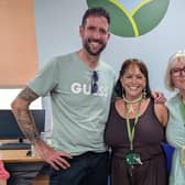 Melton Learning Hub's first manager, David Cowell, with current manager, Lucie Larke (centre) and former manager Sarah Cox