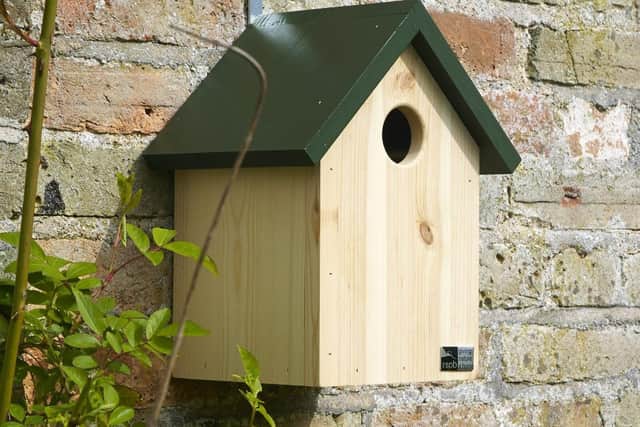 A garden nest box for starlings