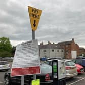 The council car park in Burton Street, Melton Mowbray