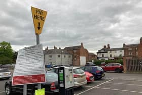 The council car park in Burton Street, Melton Mowbray