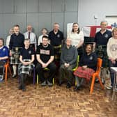 Members of Melton Mencap with the Waltham Scottish Dancing Group at their recent session