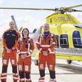A Derbyshire, Leicestershire and Rutland Air Ambulance crew