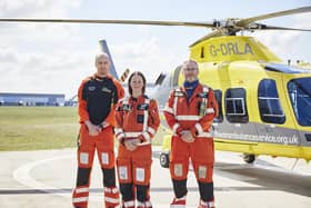 A Derbyshire, Leicestershire and Rutland Air Ambulance crew