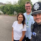 Pc Hill and colleagues attend a hotspot for ant-social behaviour in the Grange Drive area of Melton