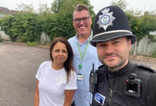 Pc Hill and colleagues attend a hotspot for ant-social behaviour in the Grange Drive area of Melton