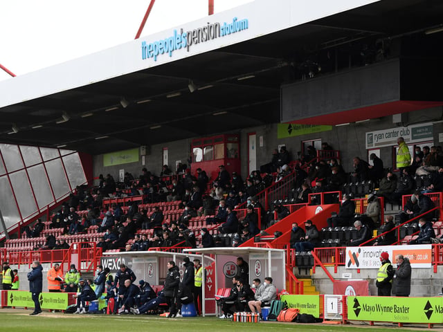 Crawley's average attendance this season is 2,224.