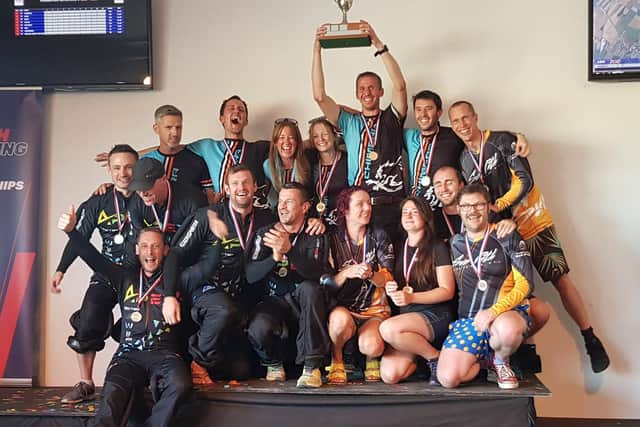 The Langar team celebrate their national title success