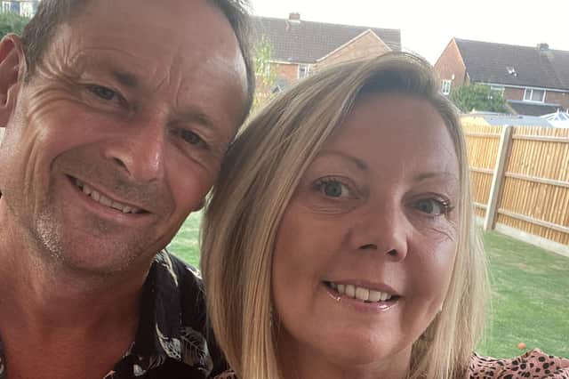 Rachel Baker with husband Paul, who has been missing since last Saturday
