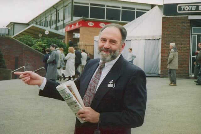 Tony McDonald enjoying a day at the races