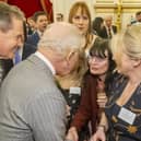 103 The Eye MD Christine Slomkowska pictured meeting the King at a reception at Buckingham Palace