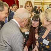 103 The Eye MD Christine Slomkowska pictured meeting the King at a reception at Buckingham Palace