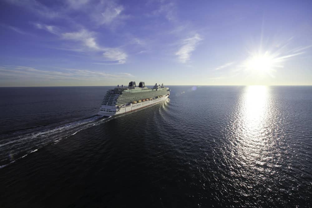 P&O Cruises Britannia at sea