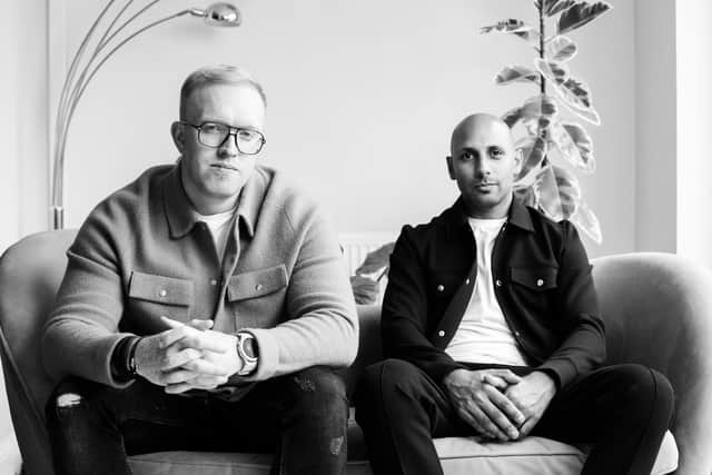 Mathew Halford (left) and Julian Ramkissoon, co founders of Table & Kin, an online farmers' market service based at Melton Mowbray