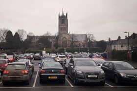 Melton's Burton Street car park where maintenance work is being carried out along with several other town car parks