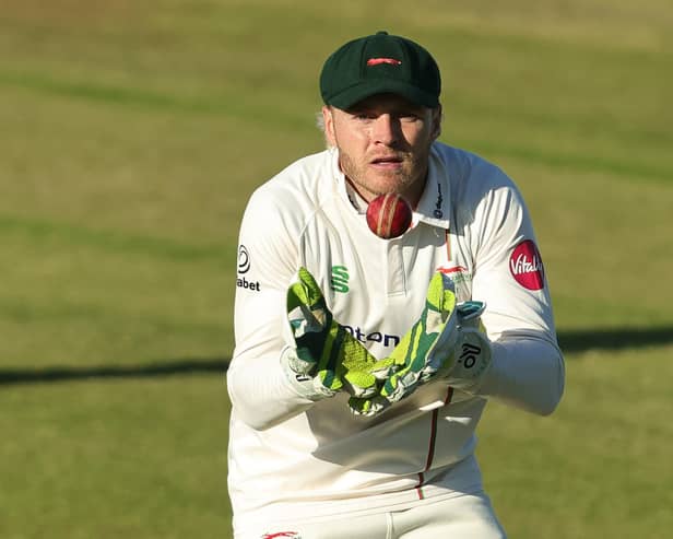 Leicestershire wicketkeeper Ben Cox - possible new captain next season?