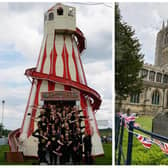 Rock Choir (left) and Melton's St Mary's Church where they will be performing on Saturday