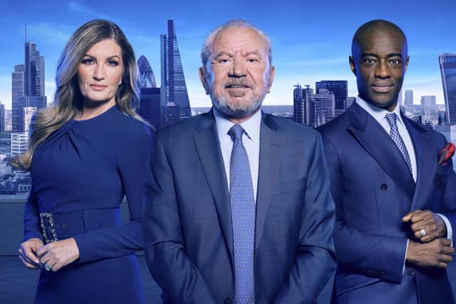 The Apprentice: Baroness Karren Brady, Lord Alan Sugar, Tim Campbell: Picture: Naked, Ray Burmiston