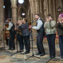 Performers at the community concert at St Mary's Church, Melton