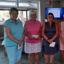 The ladies' Am-Am winners with Melton Ladies Captain Joan Allen (right).