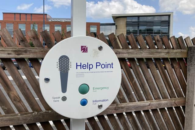 A service point at Melton train station where passengers can get assistance