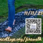 Firewalk fundraiser for Dove Cottage Day Hospice