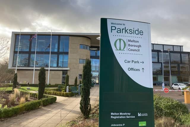 Melton Borough Council's Parkside offices