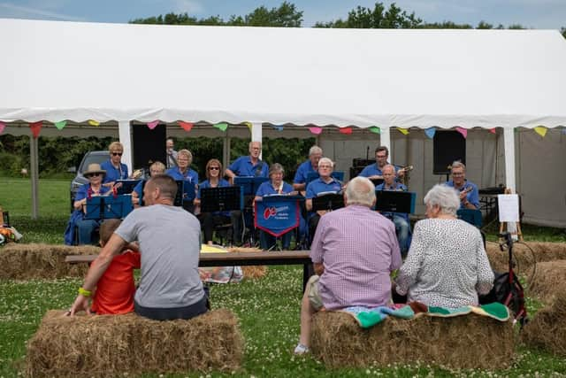 Live music entertained the crowds at the Dove Cottage Day Hospice summer fete