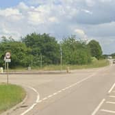 The Bottesford turn on the A52 where vehicle activated speed signs are to be installed
IMAGE Google StreetView