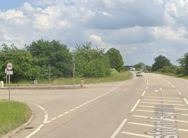 The Bottesford turn on the A52 where vehicle activated speed signs are to be installed
IMAGE Google StreetView