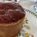 The Wimbledon-inspired  Melton Mowbray Pork Pie produced by Ye Olde Pork Pie Shoppe