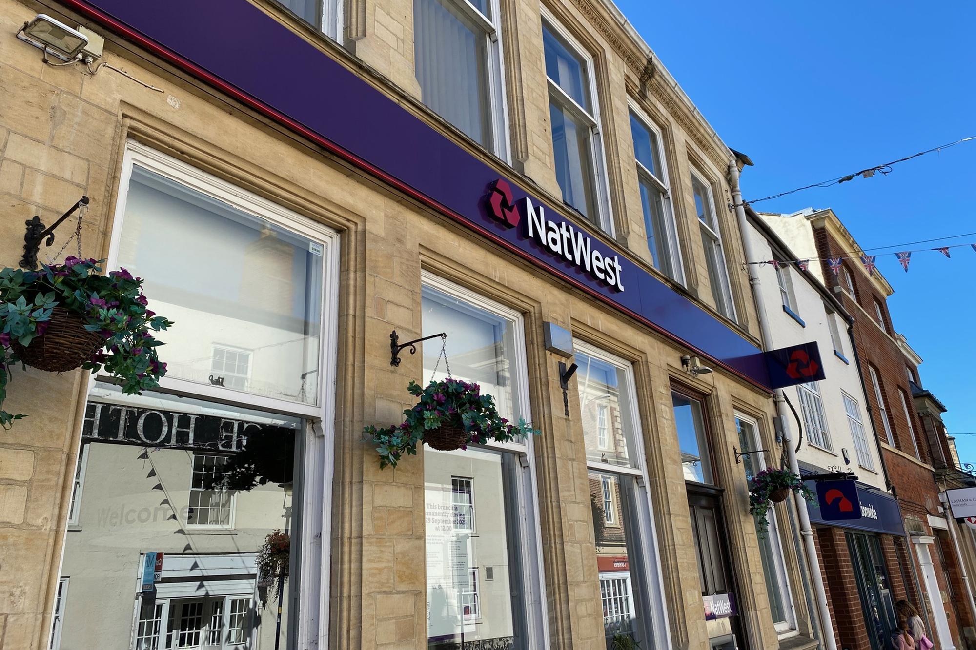 Figures show 230 customers visited the town branch on average each month – the equivalent of around seven or eight people a day