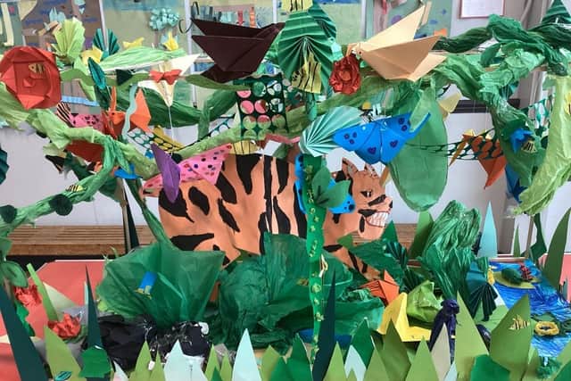 Sherard Primary School art week displays