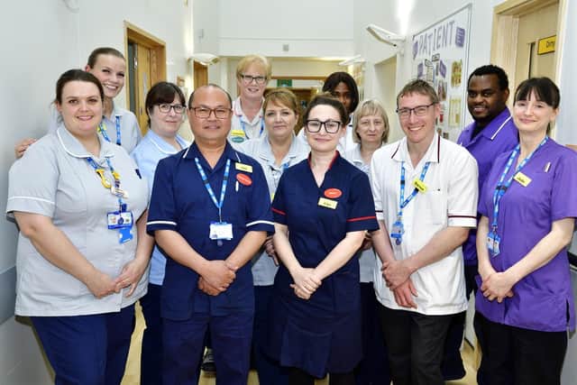 Staff who work on Dalgleish Ward at Melton Hospital