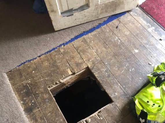 Police are still searching for the man, but joked on Twitter that they will "arrange a rematch soon" (Photo: West Yorkshire Police Leeds West)