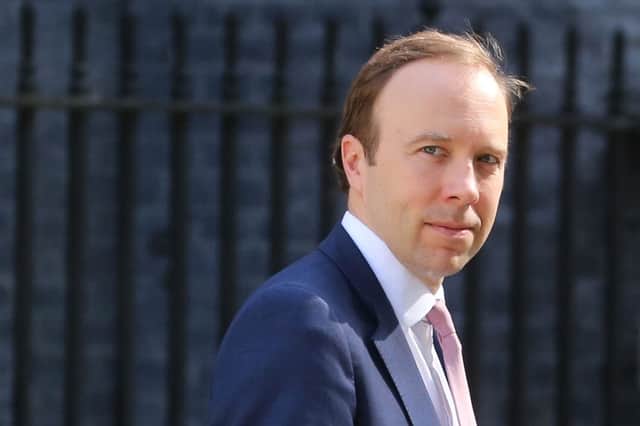 Health Secretary Matt Hancock leaves Downing street after the daily Covid-19 briefing on 27 May (Photo: ISABEL INFANTES/AFP via Getty Images)