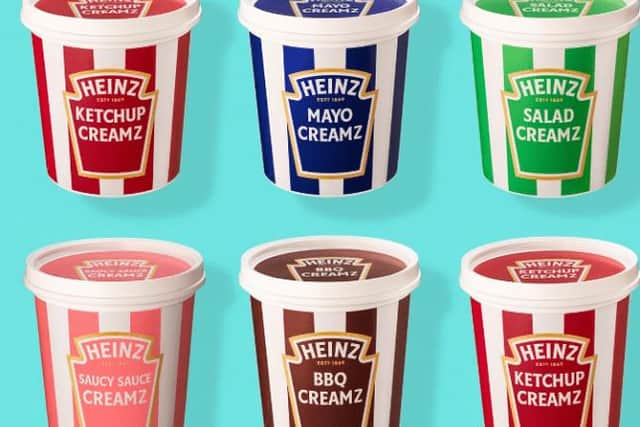 Are you interested in trying condiment flavoured ice cream? (Photo: Heinz)
