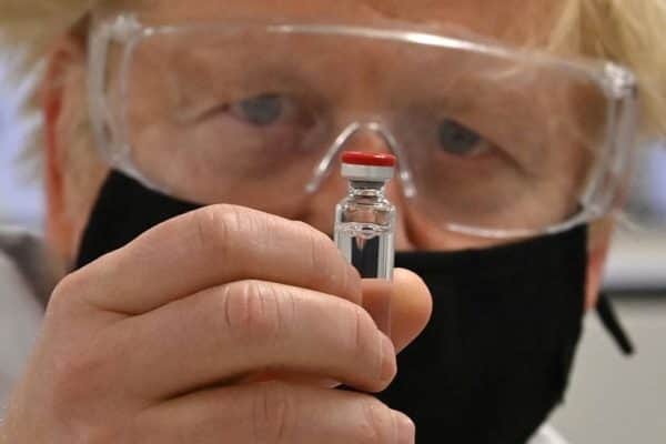Boris Johnson, who is preparing to have his vaccine 'very shortly', has said 'it will certainly be Oxford/AstraZeneca that I will be having' (Photo: Paul Ellis - WPA Pool/Getty Images)