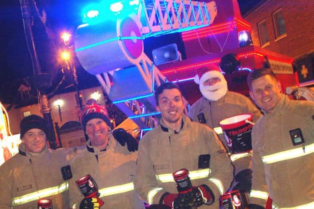 Melton firefighters with Trumpton PHOTO: Tim Williams